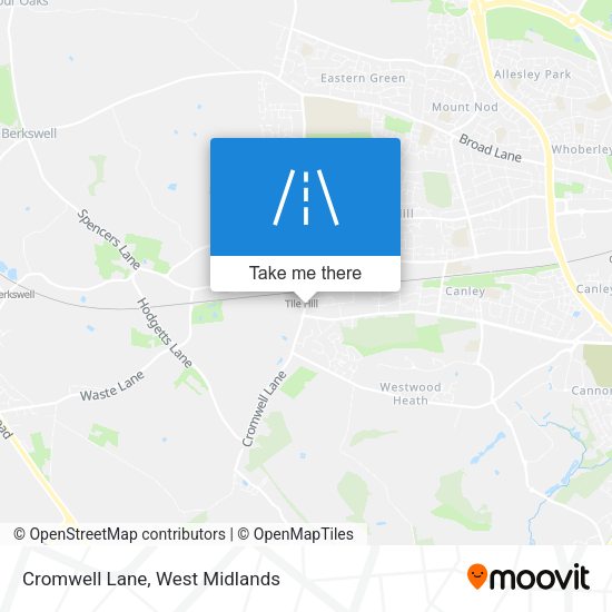 Cromwell Lane map