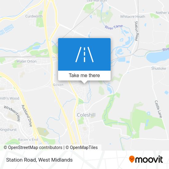 Station Road map