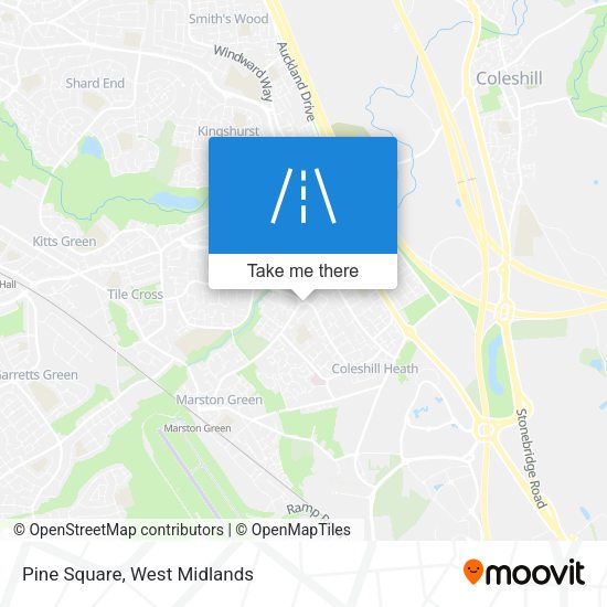 Pine Square map