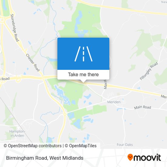 Birmingham Road map