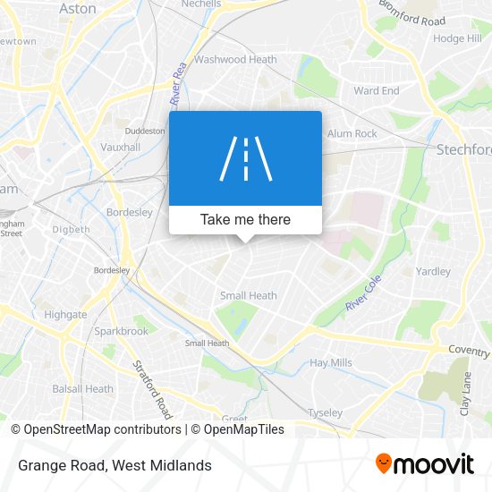 Grange Road map