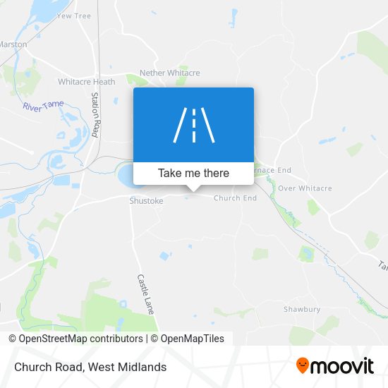 Church Road map