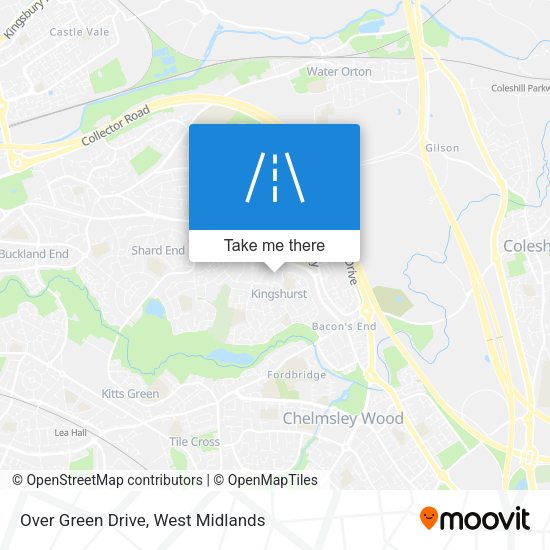 Over Green Drive map
