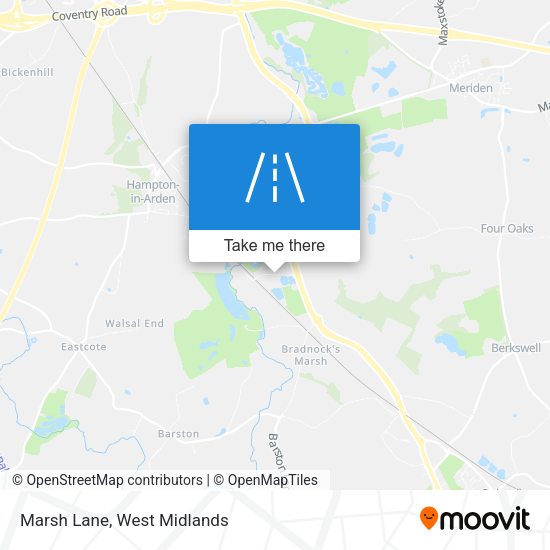 Marsh Lane map