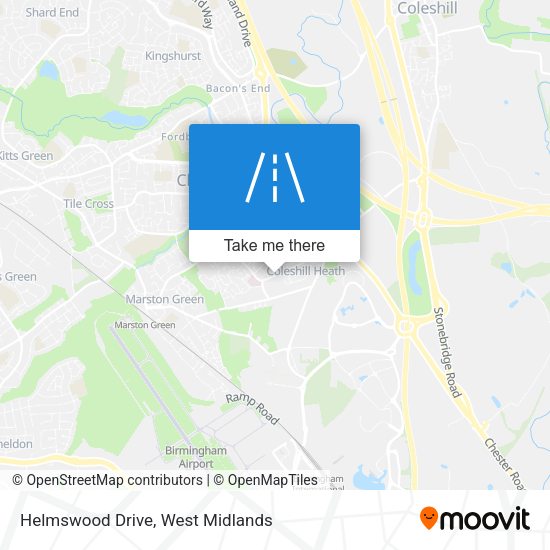 Helmswood Drive map