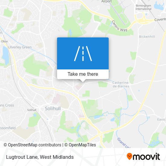 Lugtrout Lane map