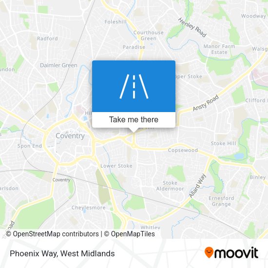Phoenix Way map