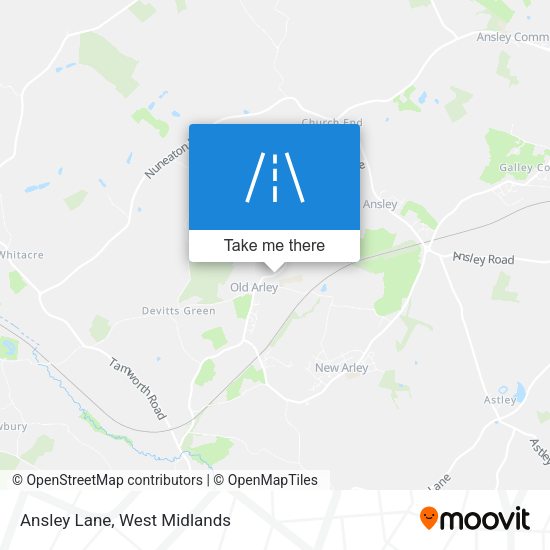 Ansley Lane map