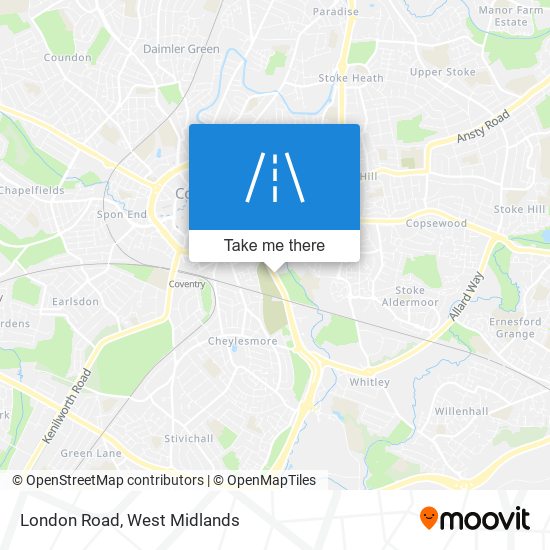 London Road map