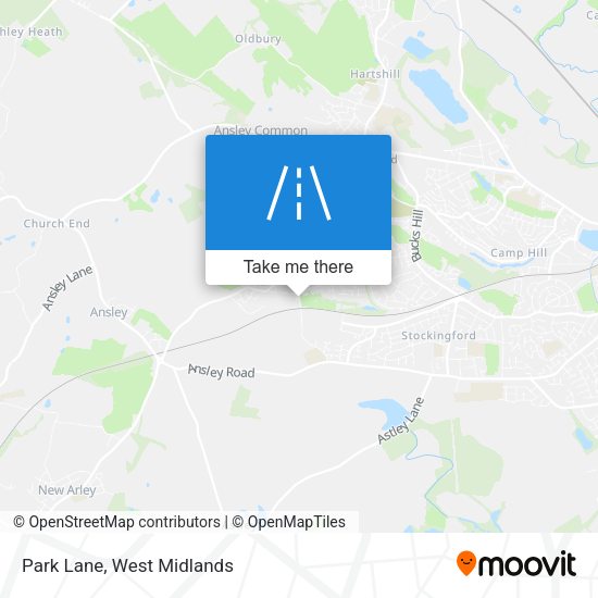 Park Lane map