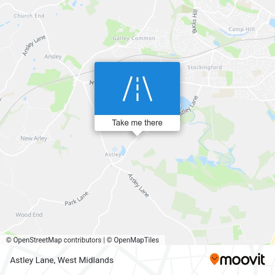 Astley Lane map