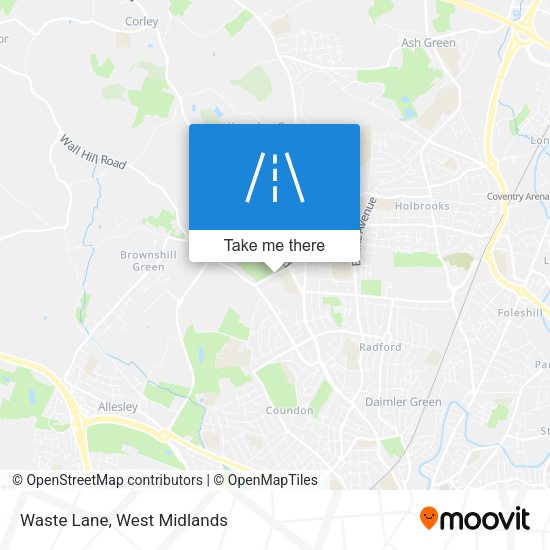 Waste Lane map
