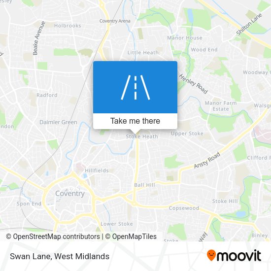 Swan Lane map