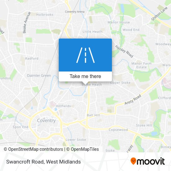 Swancroft Road map