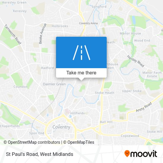 St Paul's Road map