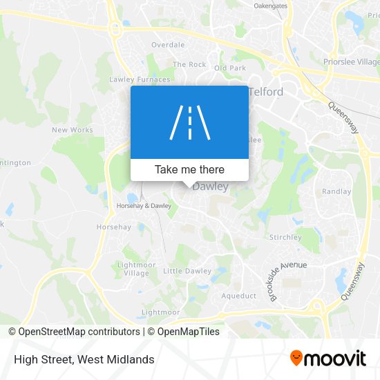 High Street map