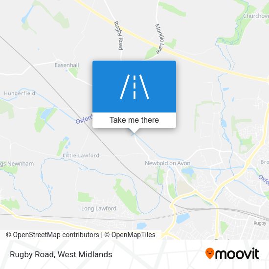 Rugby Road map
