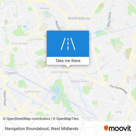 Navigation Roundabout map
