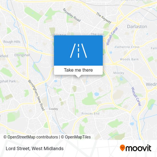 Lord Street map