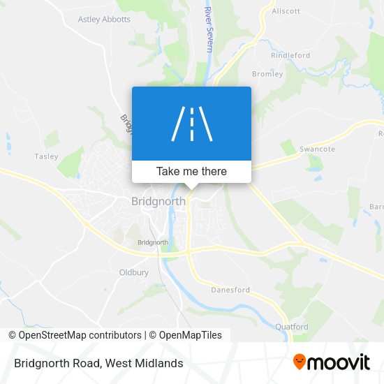 Bridgnorth Road map