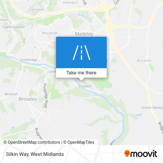 Silkin Way map