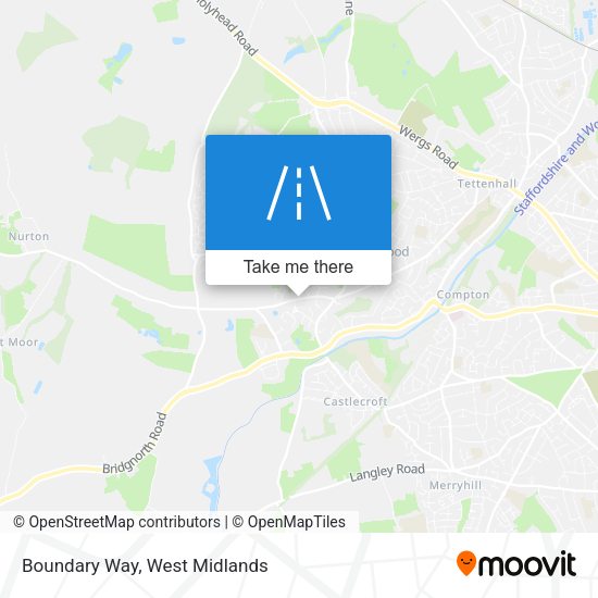 Boundary Way map