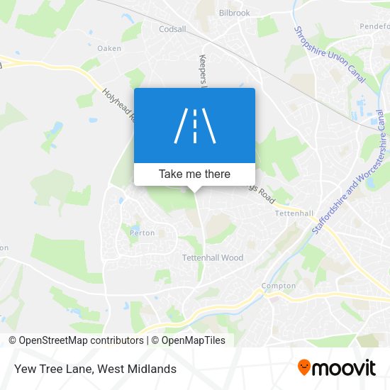 Yew Tree Lane map