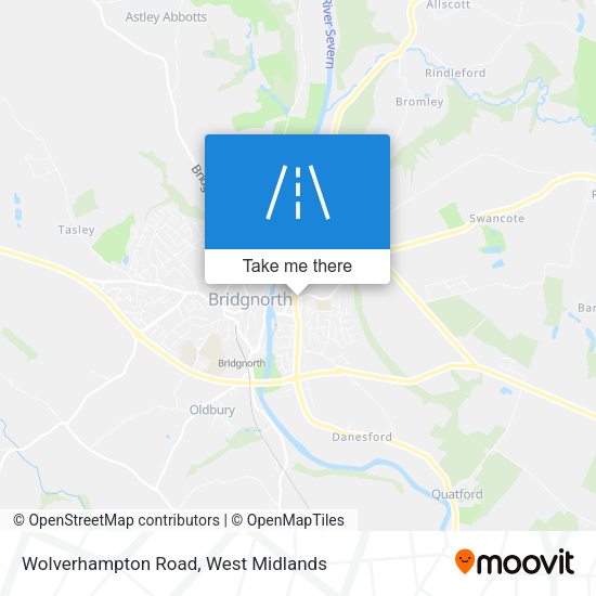 Wolverhampton Road map