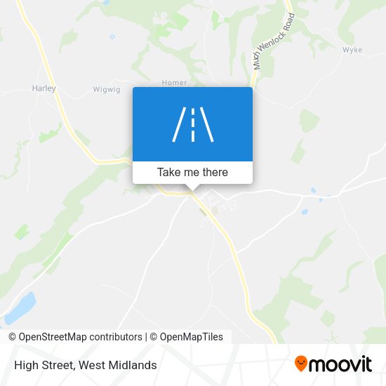 High Street map