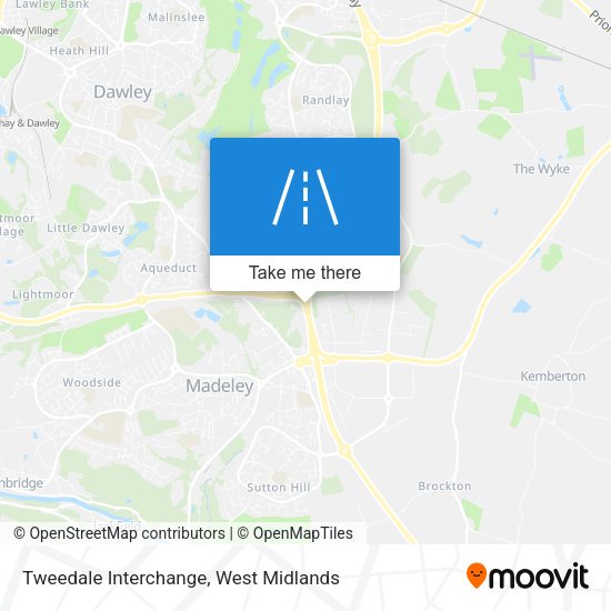 Tweedale Interchange map