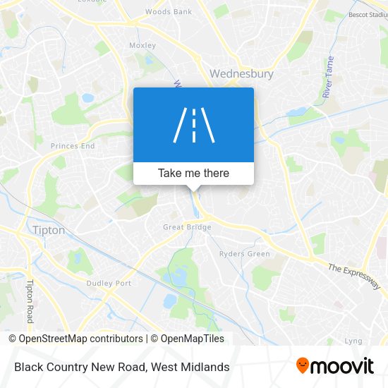 Black Country New Road map