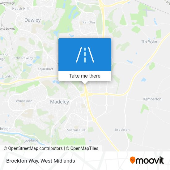 Brockton Way map