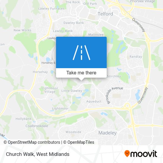 Church Walk map
