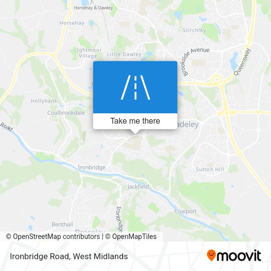 Ironbridge Road map