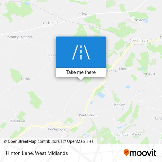 Hinton Lane map