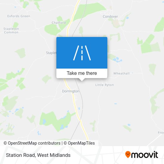 Station Road map