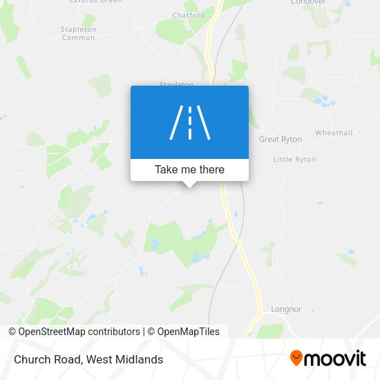 Church Road map