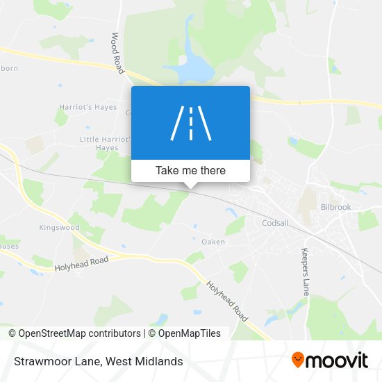 Strawmoor Lane map