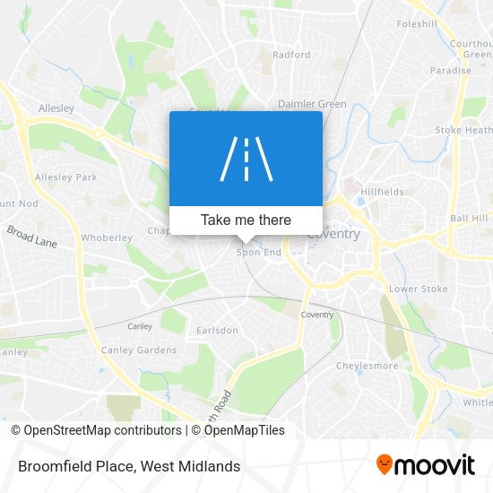 Broomfield Place map