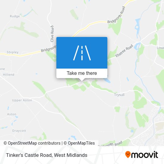 Tinker's Castle Road map
