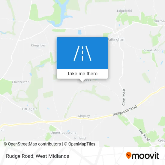 Rudge Road map