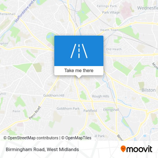 Birmingham Road map