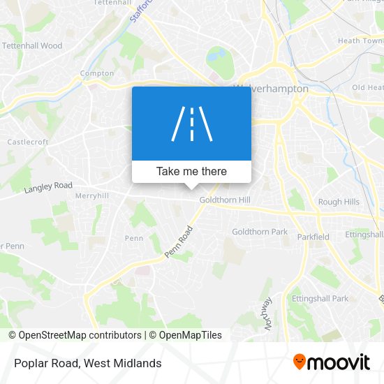 Poplar Road map