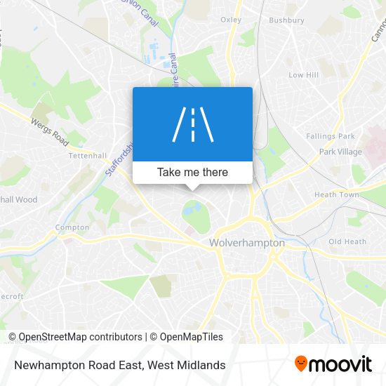 Newhampton Road East map