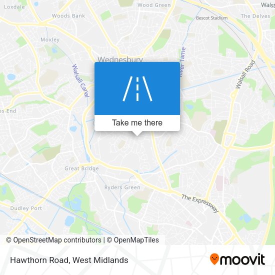 Hawthorn Road map