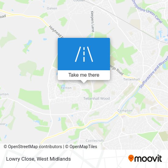 Lowry Close map