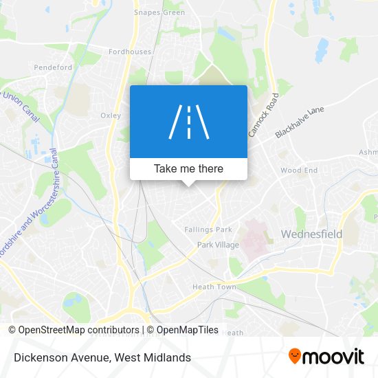 Dickenson Avenue map