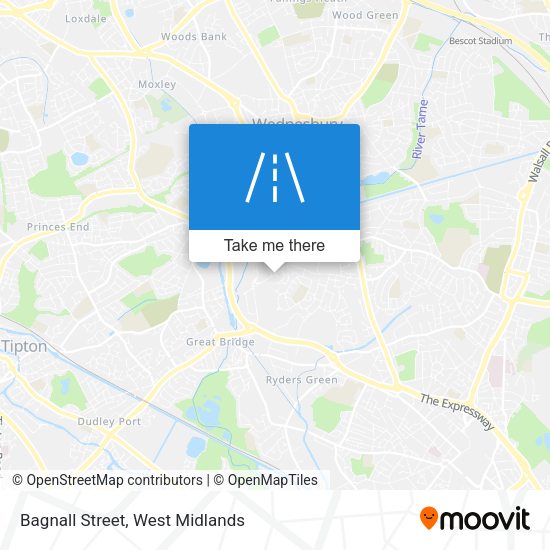 Bagnall Street map