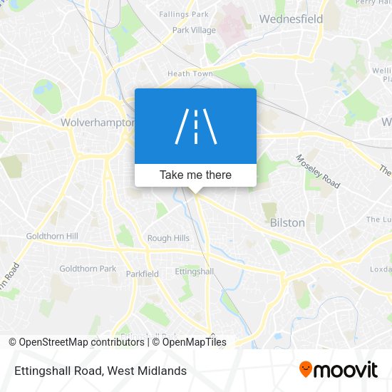 Ettingshall Road map