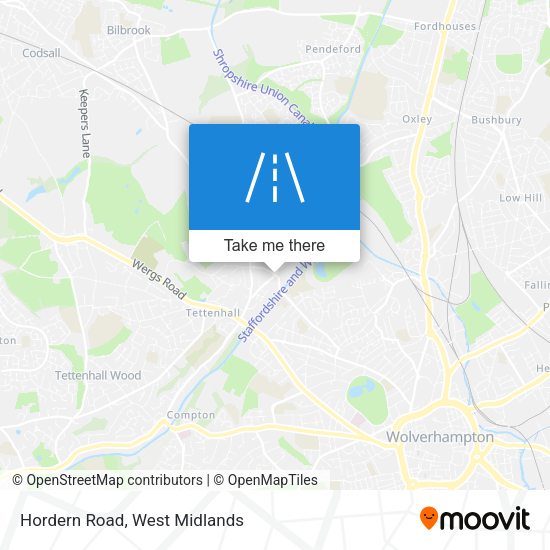 Hordern Road map